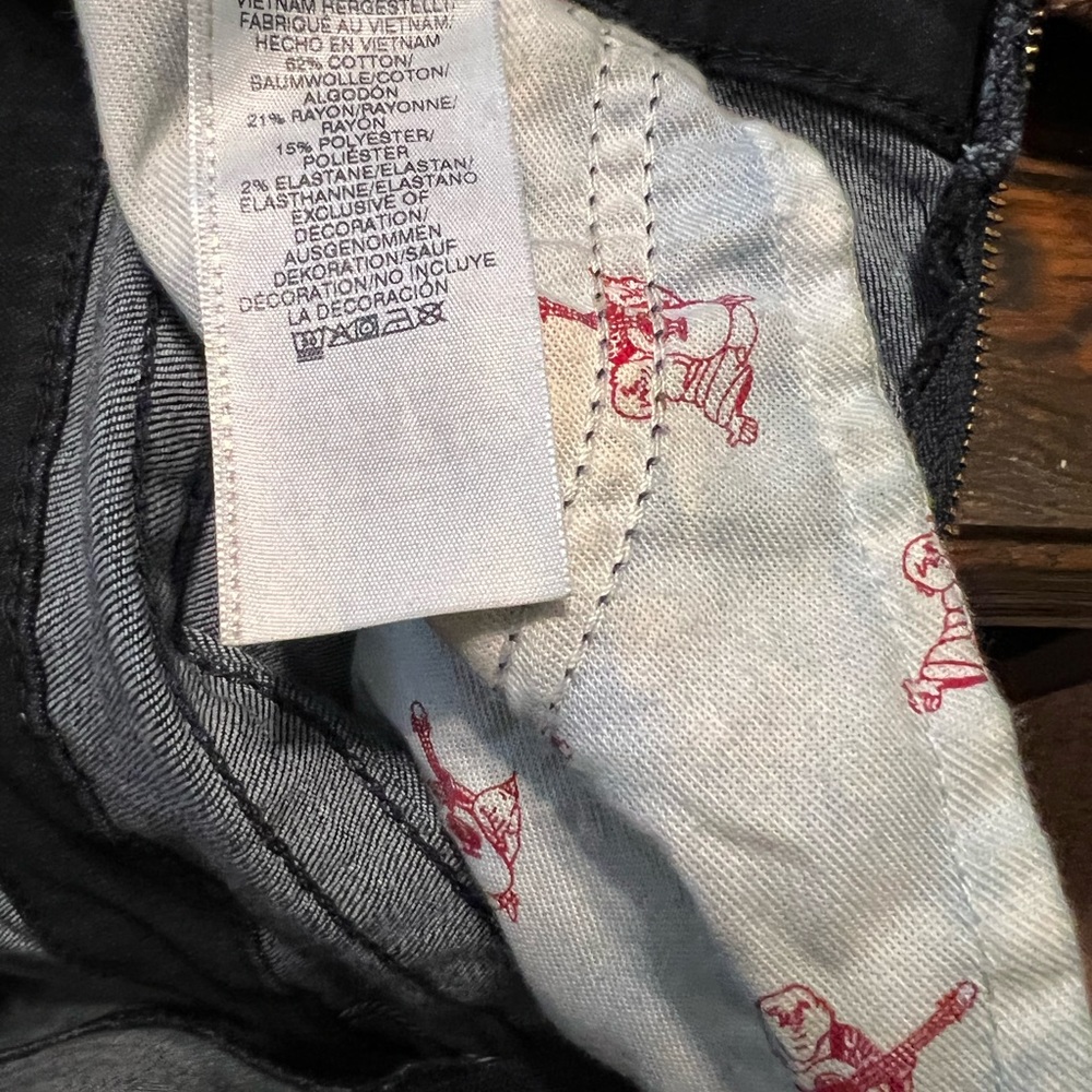 Sz L True Religion dark blue wash denim jumpsuit - Picture 11 of 12